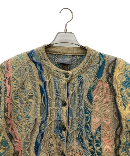 Coogi（クージー）Coogi (クージー) 3D厚手カーディガン ベージュ サイズ:SSの古着・服飾アイテム