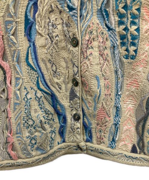 Coogi（クージー）Coogi (クージー) 3D厚手カーディガン ベージュ サイズ:SSの古着・服飾アイテム
