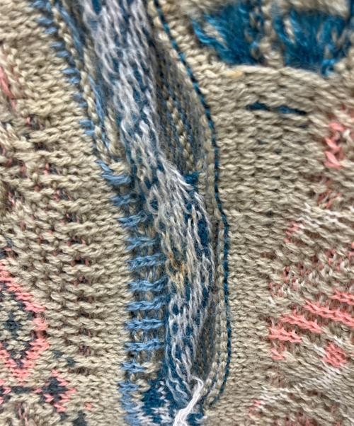 Coogi（クージー）Coogi (クージー) 3D厚手カーディガン ベージュ サイズ:SSの古着・服飾アイテム