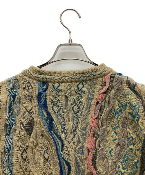 Coogi（クージー）Coogi (クージー) 3D厚手カーディガン ベージュ サイズ:SSの古着・服飾アイテム