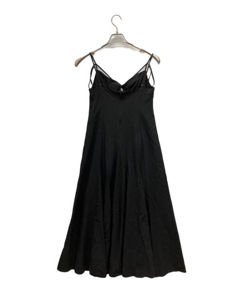 JOSE MOON（ジョゼムーン）JOSE MOON (ジョゼムーン) ツイストキャミソールドレス ブラック サイズ:38の古着・服飾アイテム