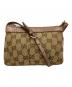 GUCCI（グッチ）の古着「ショルダーポーチ」｜ベージュ×ピンク