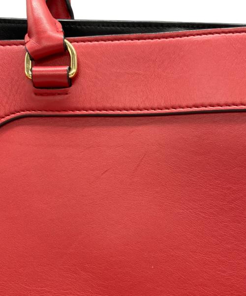 BALMAIN（バルマン）BALMAIN (バルマン) 2WAYフリンジバッグ レッドの古着・服飾アイテム