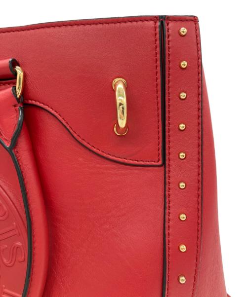 BALMAIN（バルマン）BALMAIN (バルマン) 2WAYフリンジバッグ レッドの古着・服飾アイテム