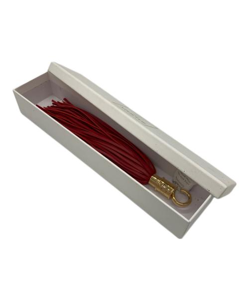 BALMAIN（バルマン）BALMAIN (バルマン) 2WAYフリンジバッグ レッドの古着・服飾アイテム