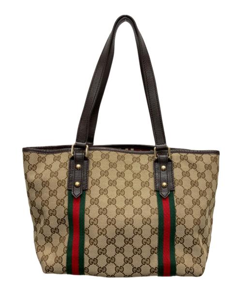 GUCCI（グッチ）GUCCI (グッチ) トートバッグ ベージュの古着・服飾アイテム