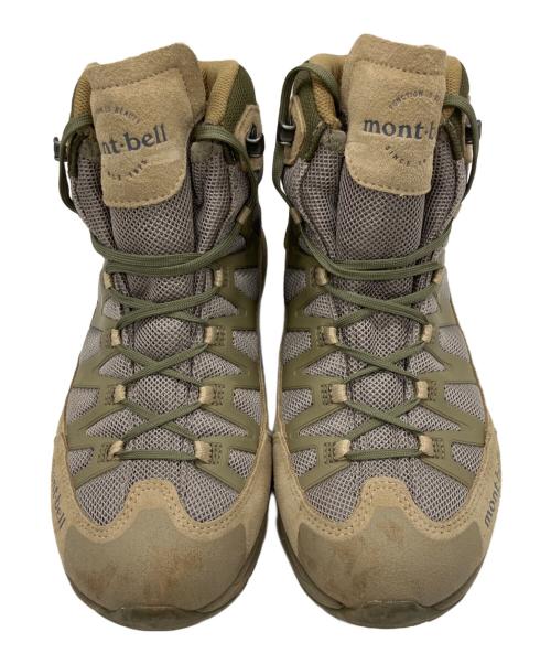 mont-bell（モンベル）mont-bell (モンベル) トレッキングシューズ ブラウン×オリーブ サイズ:25.0の古着・服飾アイテム