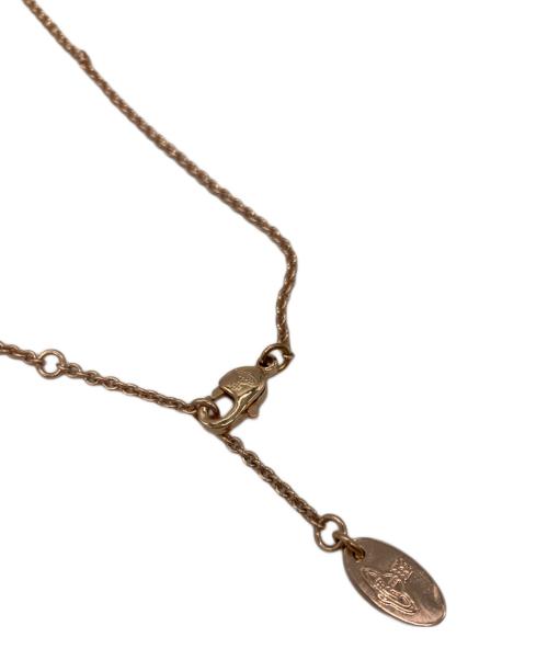 Vivienne Westwood（ヴィヴィアンウエストウッド）Vivienne Westwood (ヴィヴィアンウエストウッド) ネックレス ピンクゴールドの古着・服飾アイテム