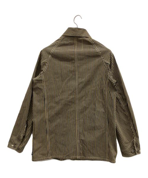 HEADLIGHT（ヘッドライト）HEADLIGHT (ヘッドライト) シャツジャケット イエロー×ネイビー サイズ:36の古着・服飾アイテム