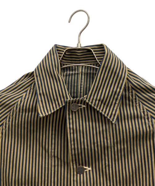 HEADLIGHT（ヘッドライト）HEADLIGHT (ヘッドライト) シャツジャケット イエロー×ネイビー サイズ:36の古着・服飾アイテム