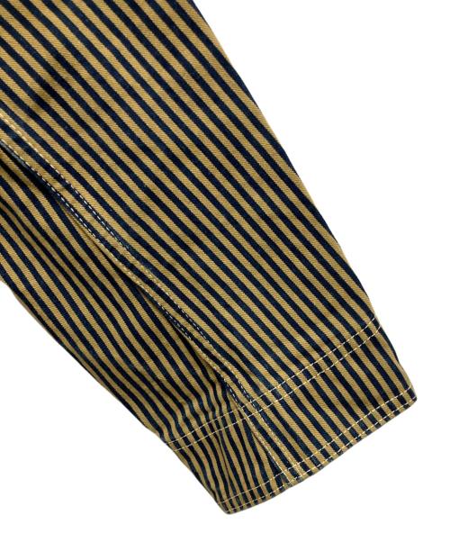 HEADLIGHT（ヘッドライト）HEADLIGHT (ヘッドライト) シャツジャケット イエロー×ネイビー サイズ:36の古着・服飾アイテム