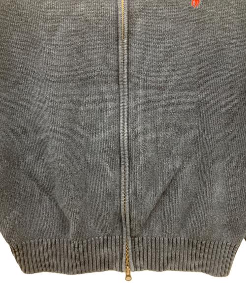 POLO RALPH LAUREN（ポロ・ラルフローレン）POLO RALPH LAUREN (ポロ・ラルフローレン) 90sジップアップカーディガン ネイビー サイズ:Mの古着・服飾アイテム