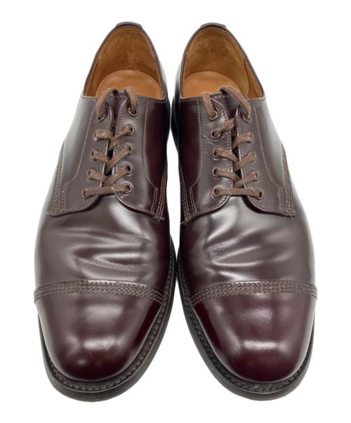 SANDERS（サンダース）SANDERS (サンダース) Military Derby Shoe ボルドー サイズ:8　1/2の古着・服飾アイテム