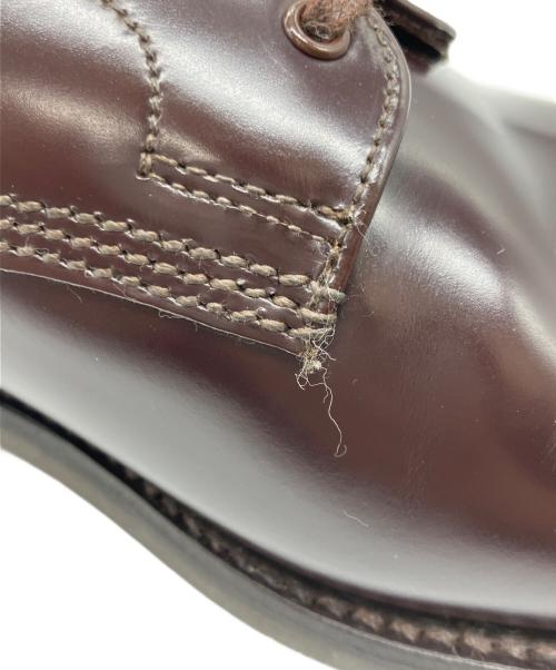 SANDERS（サンダース）SANDERS (サンダース) Military Derby Shoe ボルドー サイズ:8　1/2の古着・服飾アイテム