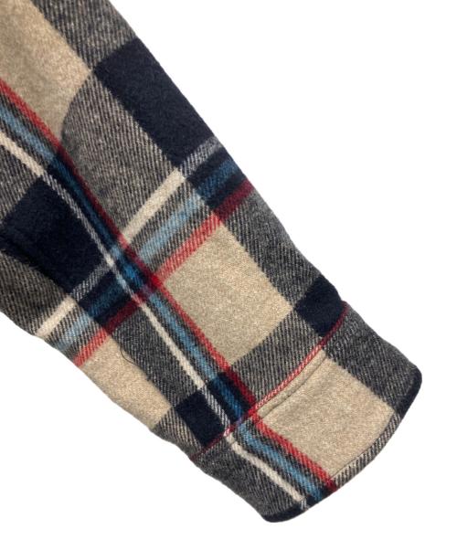 WOOLRICH（ウールリッチ）WOOLRICH (ウールリッチ) オンブレウールシャツ ブルー サイズ:Lの古着・服飾アイテム