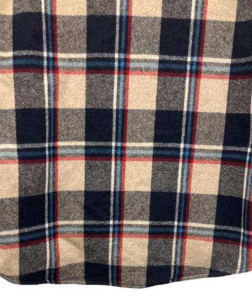 WOOLRICH（ウールリッチ）WOOLRICH (ウールリッチ) オンブレウールシャツ ブルー サイズ:Lの古着・服飾アイテム
