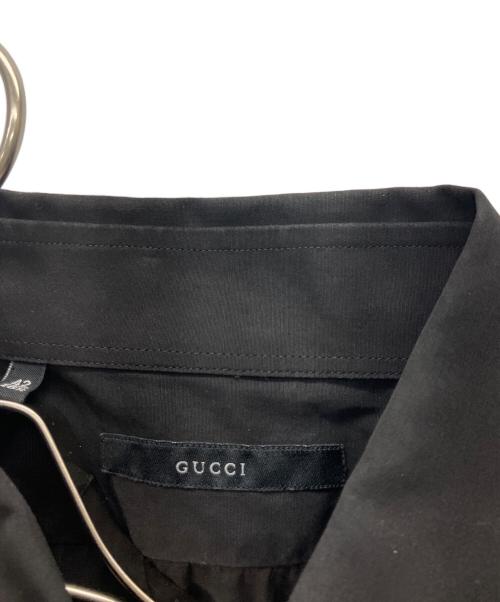 GUCCI（グッチ）GUCCI (グッチ) 長袖シャツ ブラック サイズ:42の古着・服飾アイテム