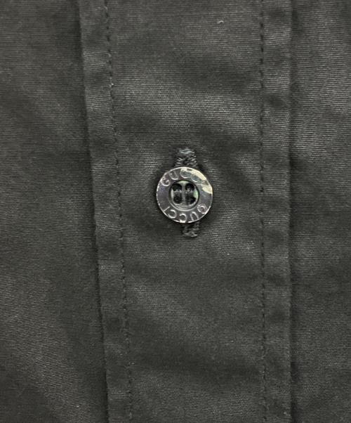 GUCCI（グッチ）GUCCI (グッチ) 長袖シャツ ブラック サイズ:42の古着・服飾アイテム