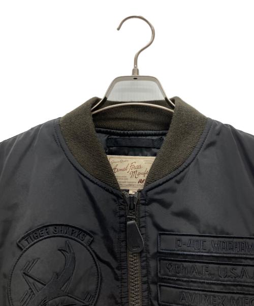 AVIREX（アヴィレックス）AVIREX (アヴィレックス) MA-1ジャケット ブラック サイズ:Mの古着・服飾アイテム