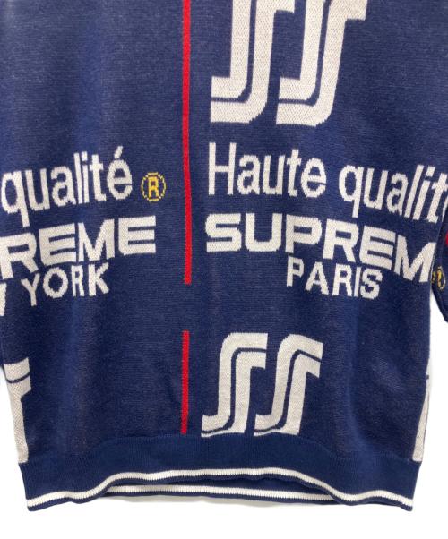 SUPREME（シュプリーム）SUPREME (シュプリーム) 厚手ニット ネイビー サイズ:Ｍの古着・服飾アイテム