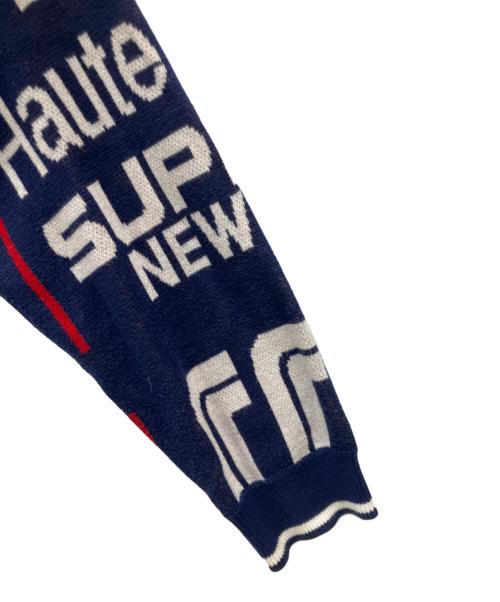 SUPREME（シュプリーム）SUPREME (シュプリーム) 厚手ニット ネイビー サイズ:Ｍの古着・服飾アイテム