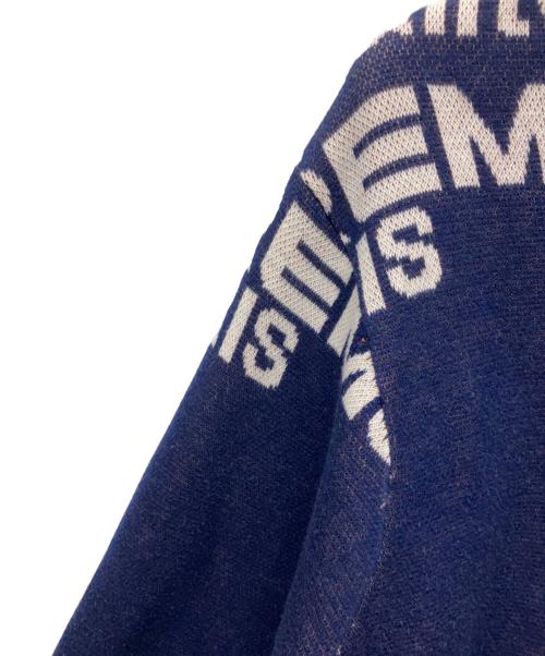 SUPREME（シュプリーム）SUPREME (シュプリーム) 厚手ニット ネイビー サイズ:Ｍの古着・服飾アイテム
