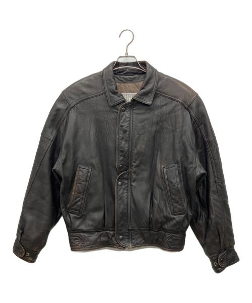 EXPEDITION by ROBERT COMSTOCK（エクスペディション ロバートコムストック）EXPEDITION by ROBERT COMSTOCK (エクスペディション ロバートコムストック) ラムレザージャケット ダークブラウン サイズ:38の古着・服飾アイテム
