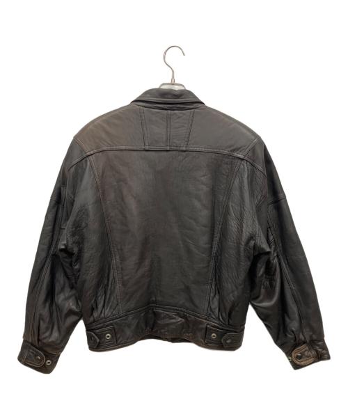EXPEDITION by ROBERT COMSTOCK（エクスペディション ロバートコムストック）EXPEDITION by ROBERT COMSTOCK (エクスペディション ロバートコムストック) ラムレザージャケット ダークブラウン サイズ:38の古着・服飾アイテム