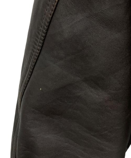 EXPEDITION by ROBERT COMSTOCK（エクスペディション ロバートコムストック）EXPEDITION by ROBERT COMSTOCK (エクスペディション ロバートコムストック) ラムレザージャケット ダークブラウン サイズ:38の古着・服飾アイテム