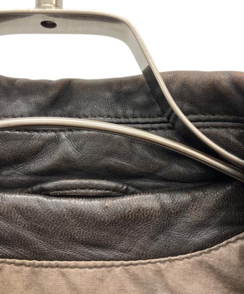 EXPEDITION by ROBERT COMSTOCK（エクスペディション ロバートコムストック）EXPEDITION by ROBERT COMSTOCK (エクスペディション ロバートコムストック) ラムレザージャケット ダークブラウン サイズ:38の古着・服飾アイテム