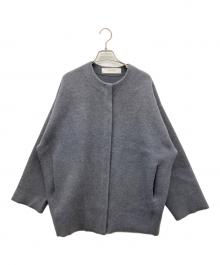 JOURNAL STANDARD（ジャーナルスタンダード）の古着「ダブルフェイスコクーンカーディガン」｜グレー