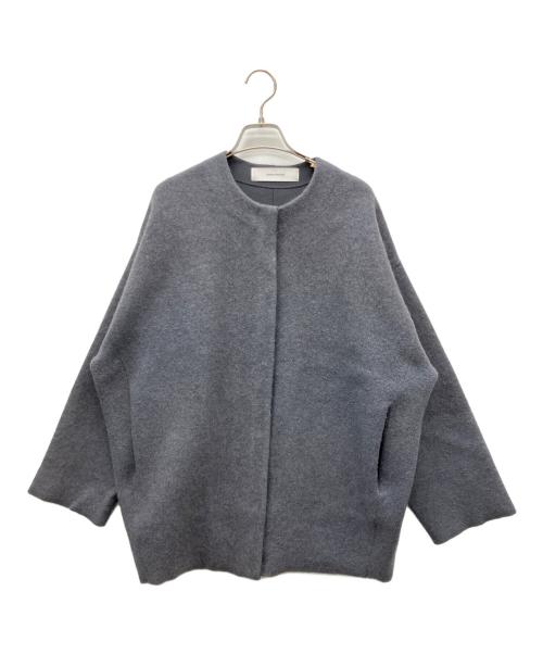 JOURNAL STANDARD（ジャーナルスタンダード）JOURNAL STANDARD (ジャーナルスタンダード) ダブルフェイスコクーンカーディガン グレー サイズ:FREEの古着・服飾アイテム