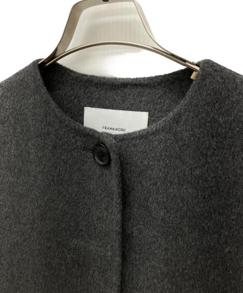 FRAMeWORK（フレームワーク）FRAMeWORK (フレームワーク) ウールジャケット グレー サイズ:FREEの古着・服飾アイテム