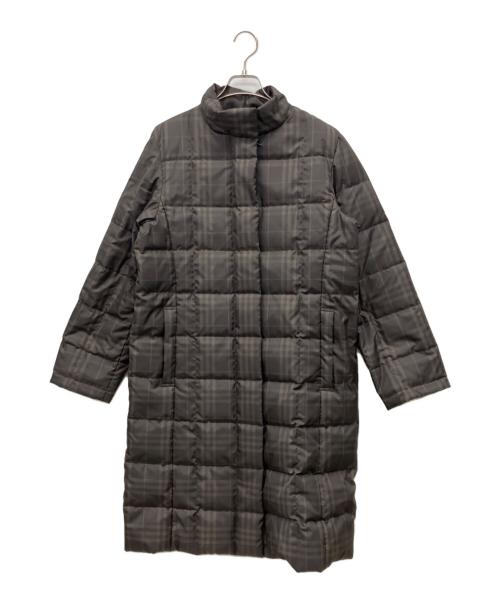 BURBERRY LONDON（バーバリーロンドン）BURBERRY LONDON (バーバリーロンドン) ロングダウンジャケット ブラウン サイズ:40の古着・服飾アイテム