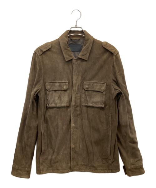 ALL SAINTS（オールセインツ）ALL SAINTS (オールセインツ) スウェードジャケット ブラウン サイズ: Mの古着・服飾アイテム