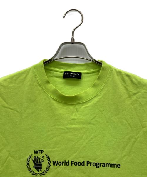 BALENCIAGA（バレンシアガ）BALENCIAGA (バレンシアガ) WFP (ダブルューエフピー) 半袖カットソー イエロー サイズ:Lの古着・服飾アイテム