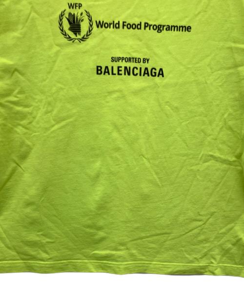 BALENCIAGA（バレンシアガ）BALENCIAGA (バレンシアガ) WFP (ダブルューエフピー) 半袖カットソー イエロー サイズ:Lの古着・服飾アイテム