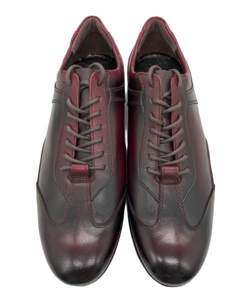 Otsuka（オオツカ）Otsuka (オオツカ) レザースニーカー バーガンディー サイズ:26の古着・服飾アイテム