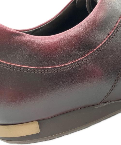 Otsuka（オオツカ）Otsuka (オオツカ) レザースニーカー バーガンディー サイズ:26の古着・服飾アイテム