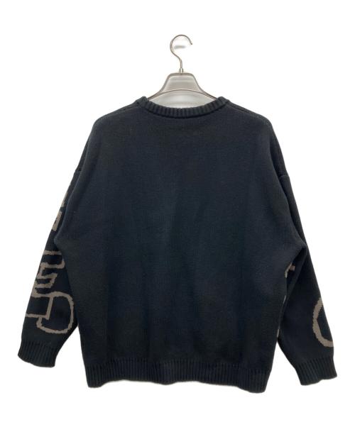 FUCKING AWESOME（ファッキンオーサム）FUCKING AWESOME (ファッキンオーサム) プルオーバーニット ブラック サイズ:Lの古着・服飾アイテム