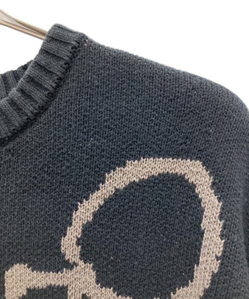 FUCKING AWESOME（ファッキンオーサム）FUCKING AWESOME (ファッキンオーサム) プルオーバーニット ブラック サイズ:Lの古着・服飾アイテム