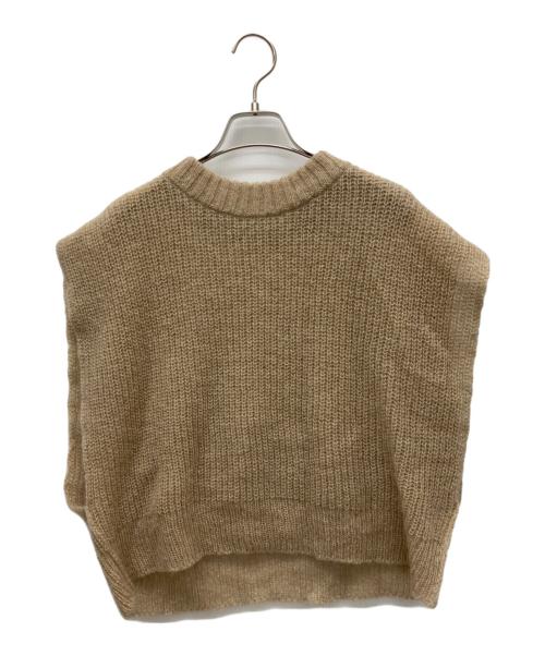 中川政七商店（ナカガワマサシチショウテン）中川政七商店 (ナカガワマサシチショウテン) ニットベスト ベージュ サイズ:FREEの古着・服飾アイテム