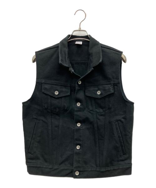 IRON HEART（アイアンハート）IRON HEART (アイアンハート) デニムベスト ブラック サイズ:38の古着・服飾アイテム