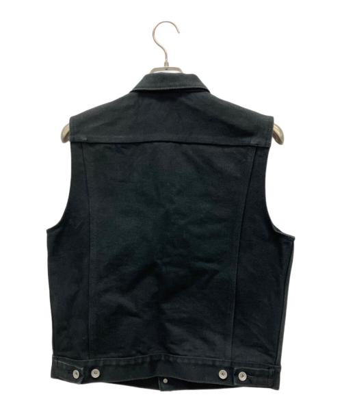 IRON HEART（アイアンハート）IRON HEART (アイアンハート) デニムベスト ブラック サイズ:38の古着・服飾アイテム