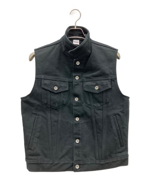 IRON HEART（アイアンハート）IRON HEART (アイアンハート) デニムベスト ブラック サイズ:38の古着・服飾アイテム