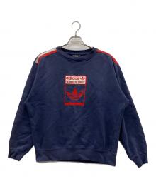 adidas（アディダス）の古着「8~90sトレフォイルロゴスウェット」｜ネイビー