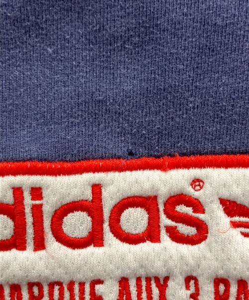 adidas（アディダス）adidas (アディダス) 8~90sトレフォイルロゴスウェット ネイビー サイズ:Sの古着・服飾アイテム