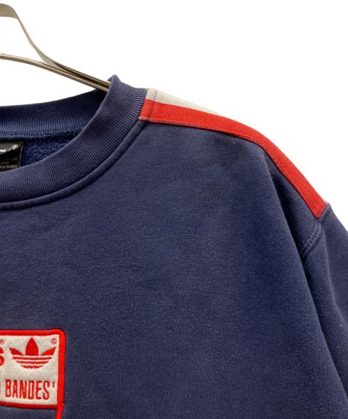 adidas（アディダス）adidas (アディダス) 8~90sトレフォイルロゴスウェット ネイビー サイズ:Sの古着・服飾アイテム