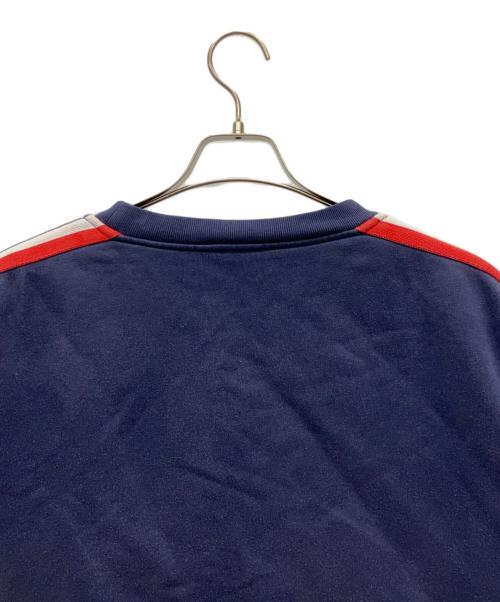 adidas（アディダス）adidas (アディダス) 8~90sトレフォイルロゴスウェット ネイビー サイズ:Sの古着・服飾アイテム