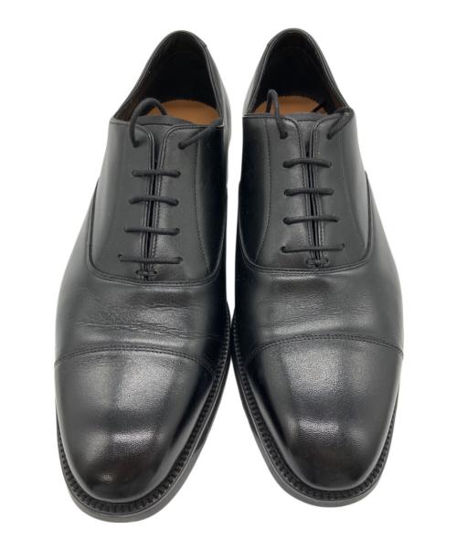 asics（アシックス）asics (アシックス) ストレートチップシューズ ブラック サイズ:27の古着・服飾アイテム